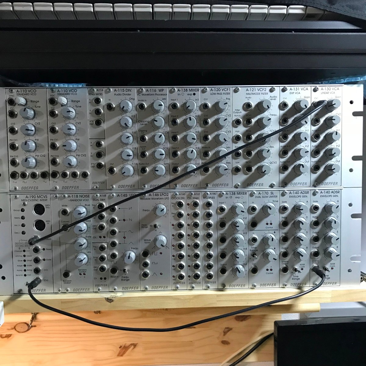 Doepfer Eurorack modular patch cable mono jack 3.5mm 0.5m - set of 10 units - Image 3